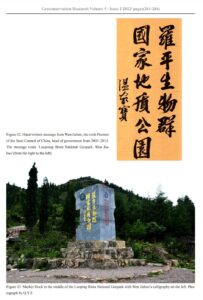 Establishment of the Luoping Biota National Geopark in Yunnan, China