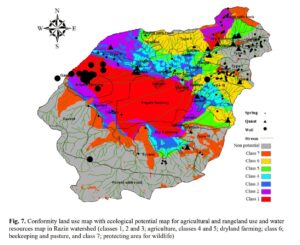Ecological Potential Modeling for Agricultural and Rangeland Development Using GIS-based FAHP Approach A Case Study of Razin Watershed
