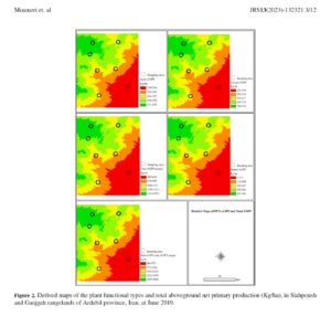 Modeling of Aboveground Net Primary Production Using Topography Factors in Siahpoush and Ganjgah Rangelands of Ardabil Province, Iran