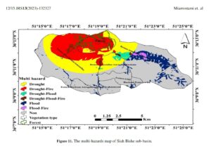 Multihazard Rangelands Susceptibility Mapping (Drought, Flood, and Fire) in Siah Bisheh Watershed in North of Iran