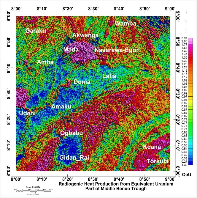 Heat flow and thermal structural mapping of part of Middle Benue Trough for Exploration of Geothermal Energy
