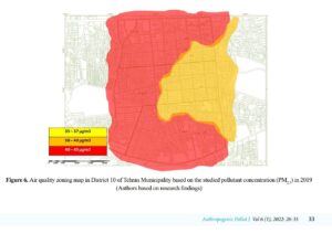 Risk assessment of PM2.5 on the health of citizens (Case study district 10 of Tehran)